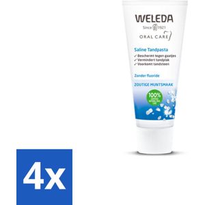 WELEDA - Tandpasta Saline - 75ml - Voordeelverpakking - 4 stuks