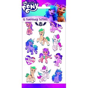 Funny Products Neptattoos My Little Pony 20 X 10 Cm Paars 12 Stuks