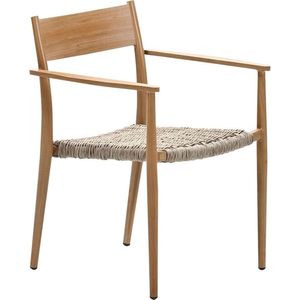 Garden Impressions Richmond dining fauteuil - light teak look - natural - merino sand