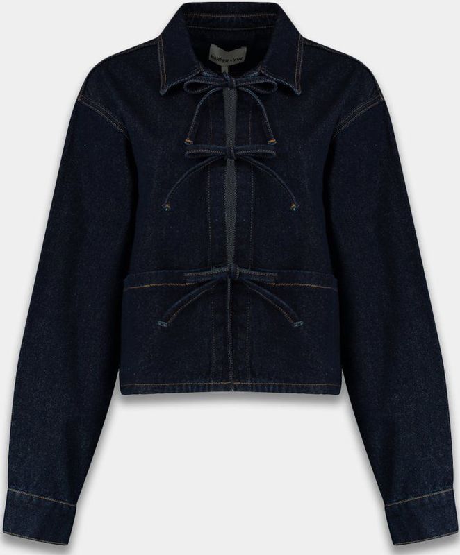 Harper & Yve - Wally - Denim Jas - Dark Blue - Dames