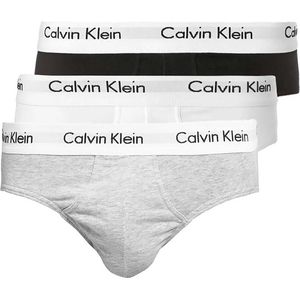Calvin Klein 3-Pack Heren slips - Hip Brief - XL - Zwart