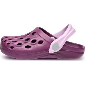 Ladeheid Clogs Kinderen - Tuinschoenen - Lichte - Kinderschoenen - Meisjes - Jongens – Violett – 24/25 - LA-CA-FlowKids