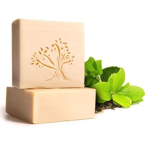 Zeep - Handgemaakte biologische olijfzeep (Groene Thee)