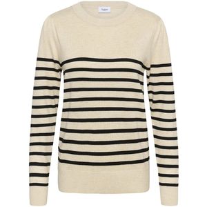 Saint Tropez MilaSZ LS Striped Pullover Dames Trui - Maat L