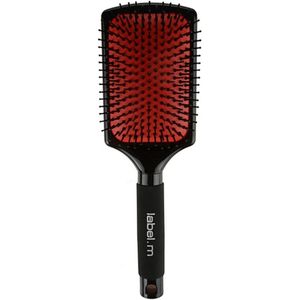 Label.m - Paddle Brush - Haarborstel - Zwart - Nylon