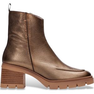 Hispanitas - Enkellaarsjes - Brons - Leren - 5 cm Hak