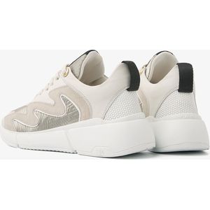 VIA VAI Celina Sway Sneakers - Leer - Beige - Maat 36