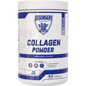 Legendary Nutrition | Gehydroliseerd Rund collageen | Orange | 800gr 40 servings | 12,5g collageen per serving | Nutriworld
