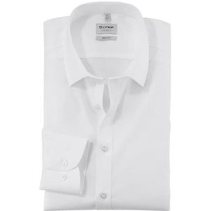 Herenhemd Level Five Body Fit blauw/wit - Modieus businesshemd voor elke gelegenheid