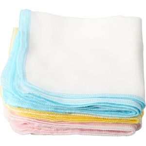 15 stuks multifunctionele babywashandjes mousseline zakdoekjes 26 * 26 cm - 3 kleuren - pasgeboren - babyspeekseldoekjes
