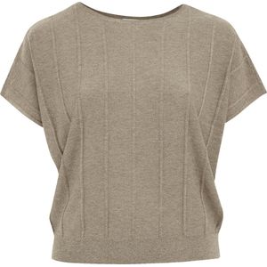 WE Fashion Dames trui met glittergaren - Curve