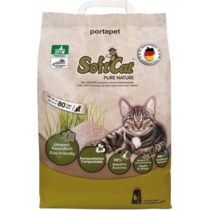 Soft Cat licht gewicht kattenbakvulling van gras 17L