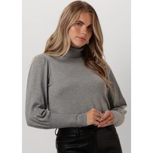 Notre-V Basic Knit Blouse Truien & vesten Dames - Sweater - Hoodie - Vest- Grijs - Maat L