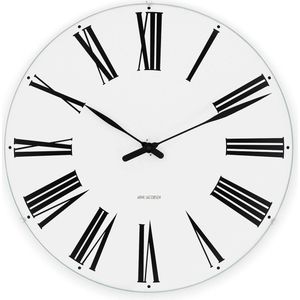Arne Jacobsen Roman Clock Wandklok Wit - Ø 29cm - 43642