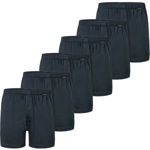 Schiesser Heren boxershort 6 pack Singel-Jersey