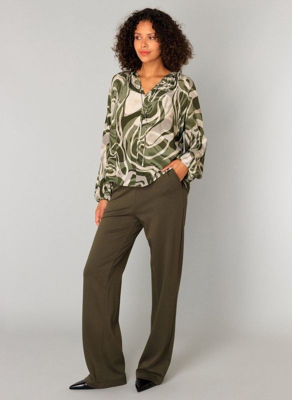 YEST Paloma Essential Bottoms - Army Green - maat W36 / L30