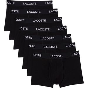 Lacoste Logo Waist Trunk Boxershorts Heren (7-pack) - Maat S