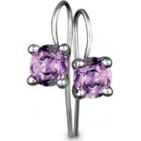 Quinn - Oorringen - Zilver - Amethist - Model 035846933