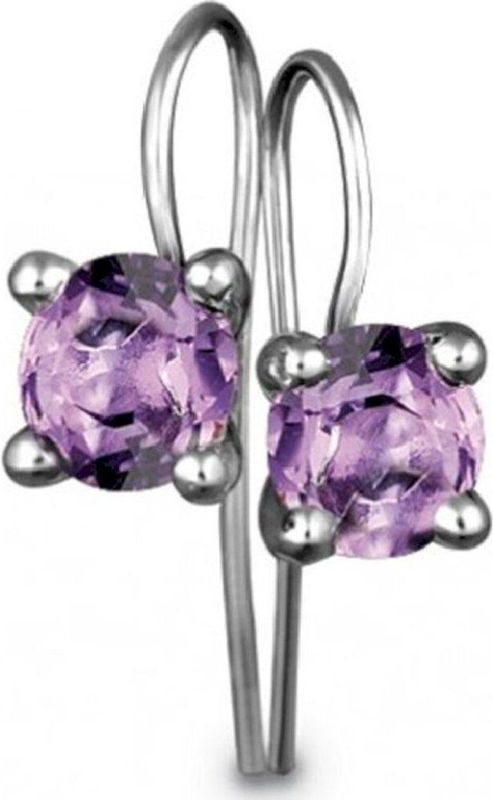 Quinn - Oorringen - Zilver - Amethist - Model 035846933