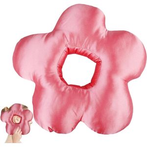 Roze donutkussen voor oorpijn - Oorkussen voor zijslapers en neksteun