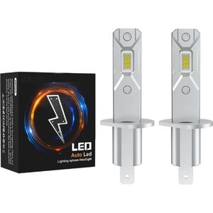 TLVX H1 30000 Lumen Perfect fit LED lampen 6000k Helder Wit (set 2 stuks), CANBUS, CSP LED CHIP, 100 Watt, Auto - Scooter - Motor - Dimlicht - Grootlicht – Mistlicht - Koplampen - Autolamp - Autolampen 12V