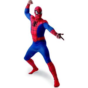 Spider-Man Deluxe Kostuum (Volwassenen) Maat Large (52-54) - Carnavalskleding
