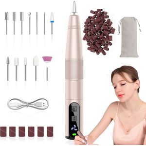ApexArte® Nagelfrees - Elektrische Nagelvijl - Manicure Set Elektrisch - Pedicure Apparaat