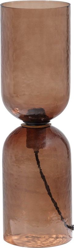 WOOOD - Gigi - Tafellamp - Bruin - Gehamerd Glas 51xØ15 cm