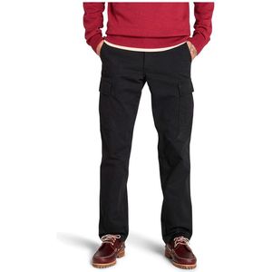 Timberlandvoor mannen. TB0A2PG94331 Navy Brookline Twill Cargo Broek (29/34), Casual, Biologisch katoen, Duurzaam, Marineblauw