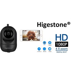 Higestone - Smart Camera- 2-Weg Audio - WiFi - Nachtvisie - Zwart