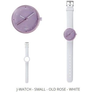 JU'STO J-WATCH horloge - wit / paars - 30 mm