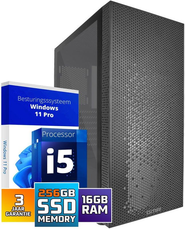 GMR - Office Desktop-PC - Intel Core i5 - 16 GB DDR3 - 512 GB SSD - Windows 11 Pro
