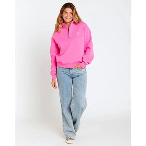 Rip Curl Fortaleza Half Zip Fleece - Hot Pink