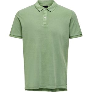 ONLY & SONS ONSTRAVIS SLIM WASHED SS POLO NOOS Heren Poloshirt - Maat S