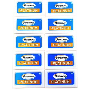 100 Scheermesjes Platinum voor een Glad Scheerresultaat