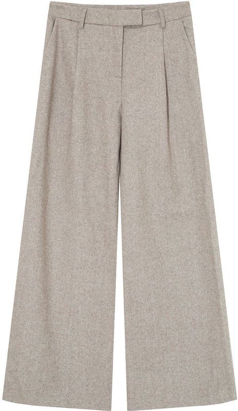 Grace & Mila - Times - Pantalon - Beige - Visgraatmotief