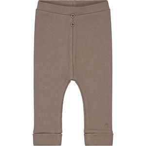 Sweet Petit Mini broek rib - Unisex - Taupebrown - Maat 56