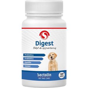 Sectolin Digest Hond - Prebiotica & Probiotica Tabletten voor Spijsvertering - 100st