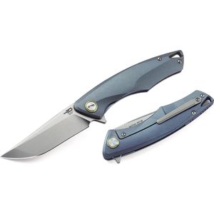 Bestech Zakmes Dolphin - 95mm - S35VN Staal - Blauw