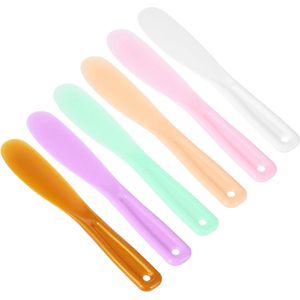 Grote plastic cosmetische spatels - 4 stuks herbruikbare make-up spatels