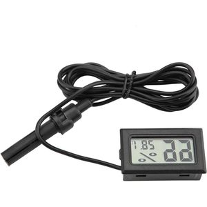 Mini-lcd-thermometer hygrometer met externe sonde voor broedmachines, broeders, reptielentank en aquarium