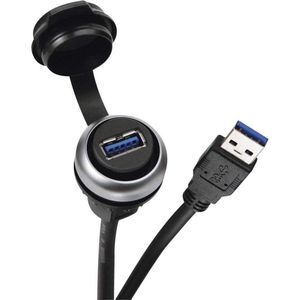 USB 3.0 inbouwdoos - Luetze bus inbouw - 490113.0030, 1 st.