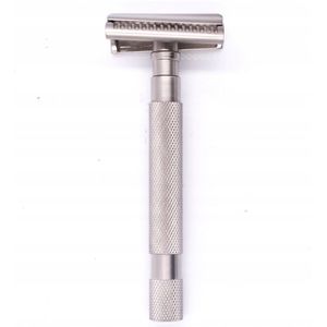 Parker Semi-Slant Satin Scheermes - 3-delig, Roestvrij Staal