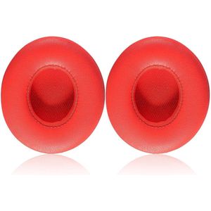 Allecto plus - Vervangende Oorkussens Geschikt voor On Ear Hoofdtelefoon - Rood - Comfortabel en Duurzaam