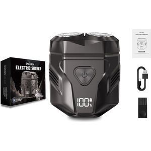 Elektrisch Scheerapparaat voor Mannen - Waterdicht, Oplaadbaar en Draagbaar met Multifunctioneel Display