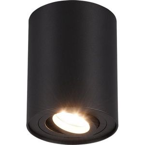 TRIO COOKIE - Plafondlamp - Zwart mat - excl. 1x GU10 35W