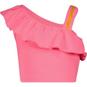 4PRESIDENT T-shirt meisjes - Neon Pink - Maat 104 - Meiden shirt