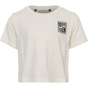LOOXS 10sixteen 2413-5477-003 Meisjes T-Shirt - Maat 128 - Gebroken Wit van 52%Cotton 48%Modal jersey