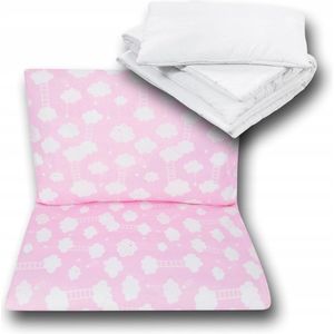 Babypoesel 120x90 cm met wol - 4-delige set