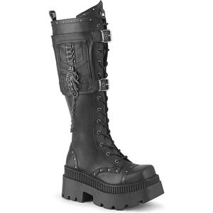 DemoniaCult - WRATH-205 Plateau Laarzen - US 10 - 40 Shoes - Zwart